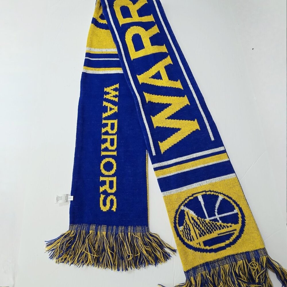 Golden State Warriors Scarf NBA Basketball Winter Soft Forever Collectibles Blue